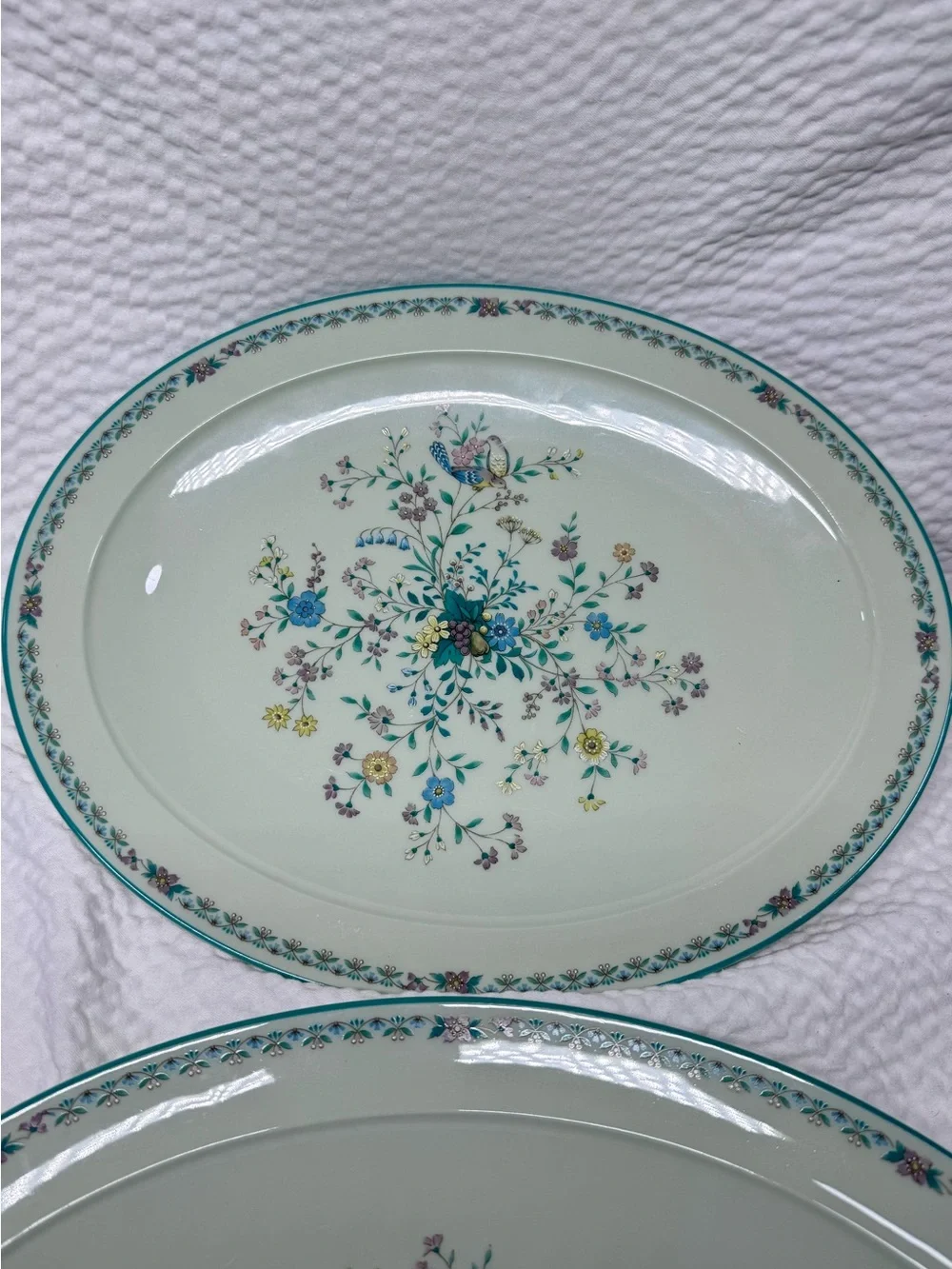 Noritake Paradise Green 14” Serving Platter